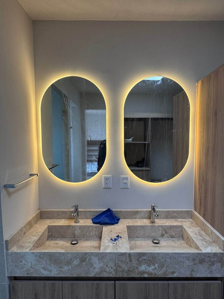 espejos con luz LED en Campeche